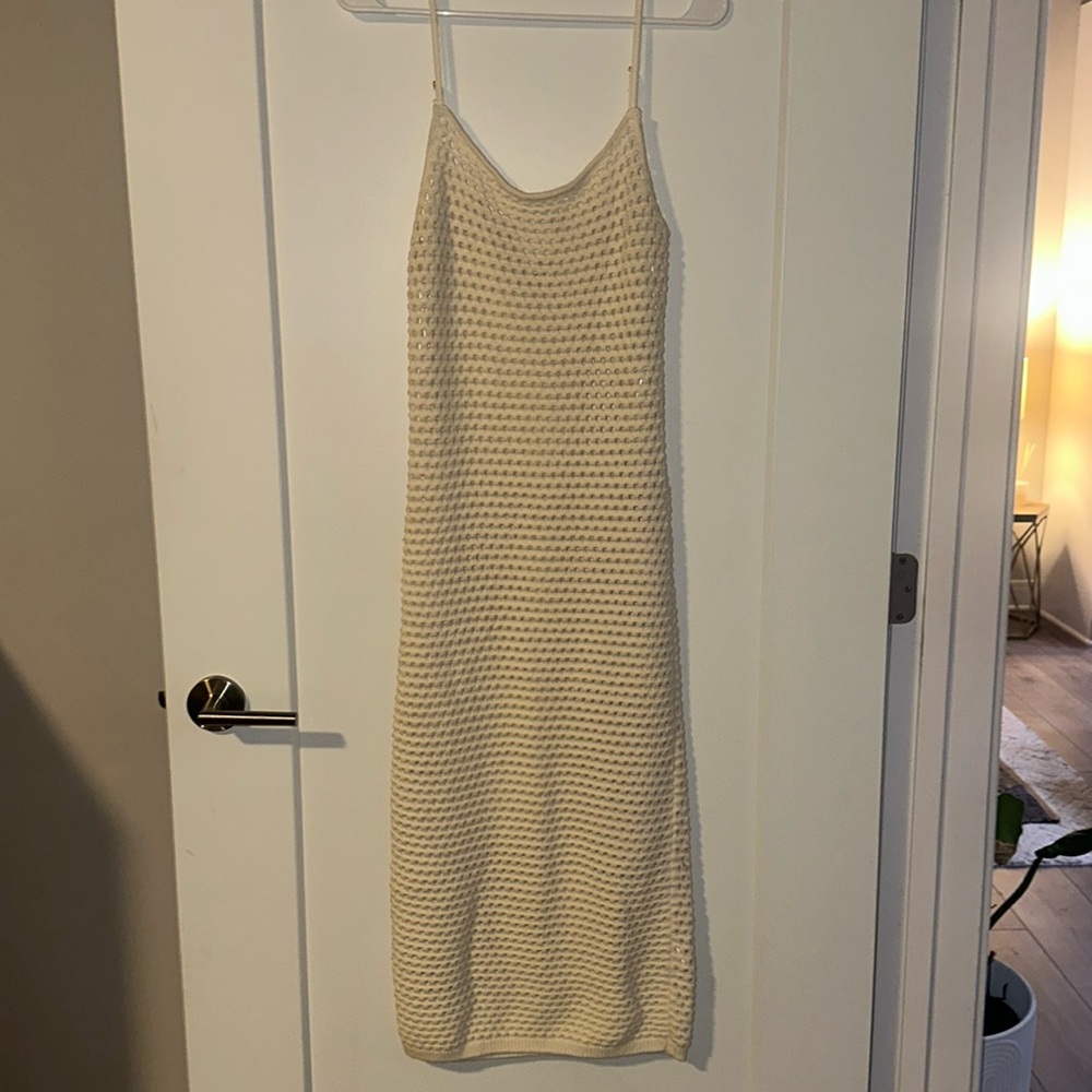 H&M crochet swim cover up
